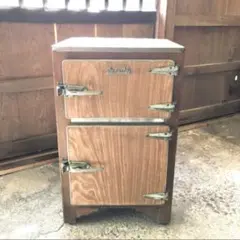 昭和レトロ アンティーク 氷冷蔵庫 木製 HOKUYOREIKI 昭和レトロ アンティーク 氷冷蔵庫 木製 HOKUYOREIKI - メルカリ