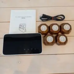 ベル ワイヤレステーブルチャイム ベル5個付き飲食店