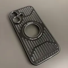 iPhone16 ブラック ハードケース