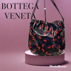 ボッテガ ヴェネタ ショルダーバッグ バケツ型 蝶々柄 巾着
