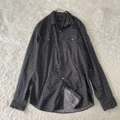 メンズ　DIESEL ディーゼル　花柄　長袖　シャツ　スナップボタン　M