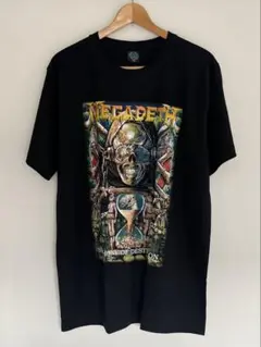 新品 バンドTシャツ XL メガデス MEGADETH スカル骸骨 ①