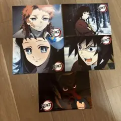 鬼滅の刃 ブロマイド　真菰　冨岡義勇 5枚セット