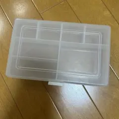 透明プラスチック収納ボックス 7仕切り