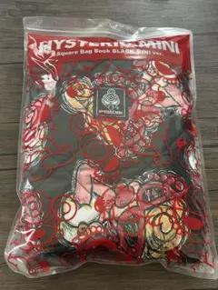 HYSTERIC MINI スクエアバッグブック ヒスミニ　トート ブラック