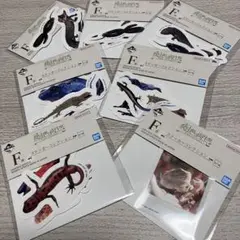 一番くじ 爬虫類＆両生類 F賞　ステッカーコレクション　7点セット　ま未開封