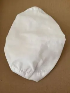 【新品未使用品】給食帽子　フリーサイズ　白　直径約25cm
