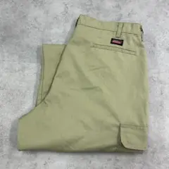 ディッキーズ　西海岸　スケーター　ボトムス　ワークパンツ　古着　ベージュ　W40