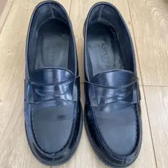 HARUTAハルタ25センチEEE ローファー 黒ヒール