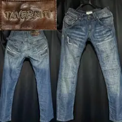 美品 TAVERNITI SO JEANS 定価4万円程 加工 デニム ジーンズ