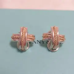 【希少】ティファニー シグネチャー イヤリング 925/750