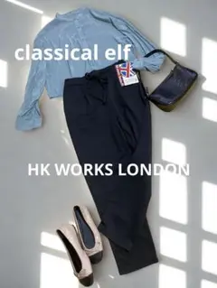 【コーデ売り】classicalelfシャツ&新品パンツ綺麗めカジュアルコーデ❣️
