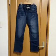 REBEL ダークブルー ストレートパンツ 12サイズ