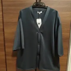 【完売品】接触冷感ポンチストレッチオーバーサイズ半端丈カーディガン
