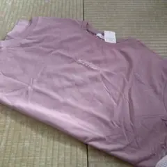 新品　サマンサモスモスブルー　刺繍ロゴフレンチスリーブTシャツ