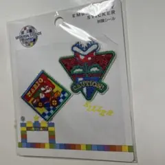 新品未使用　USJ マリオカート 刺繍シール 2枚