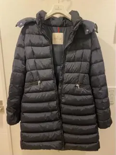 MONCLER モンクレール フード ダウン ナイロンダウンコート ネイビー