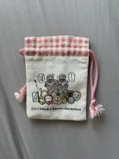 ちいかわサンリオコラボ　ミニ巾着