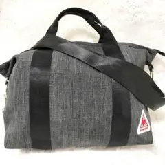 ルコック ショルダーバッグ　2way グレー