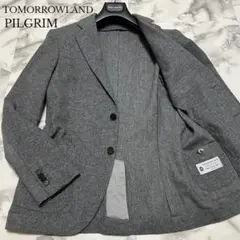 【美品】トゥモローランド ピルグリム テーラード フランネル カシミヤ 46 M