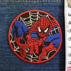 スパイダーマン★サークル★ワッペン★アイロン★アメキャラ