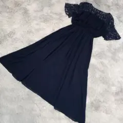 本日限定価格 DRESS＋ ✨ドレスプラス ドレス 【3XL(4L)】 ネイビー