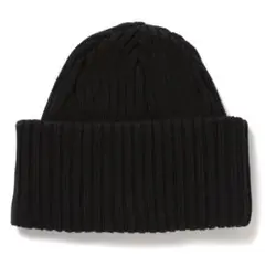 BATONER GIZA COTTON KNIT CAP ニットキャップ 黒