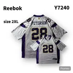 【即購入OK】NFL Reebok アメリカンフットボールシャツ　サイズ2XL