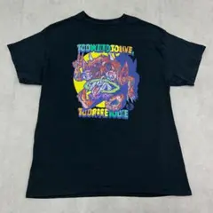 Wooden Cyclops　モンスター　半袖　Tシャツ　古着　ブラック　黒　L