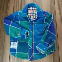 BIG HEARTED チェック柄シャツ 95cm以下