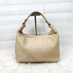 ボッテガヴェネタ イントレチャート ショルダーバッグ ベージュ ハンドバッグ