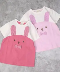 la poche biscuit うさぎTシャツ
