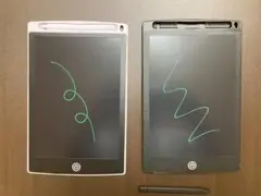 【未使用品】 8.5インチ電子メモタブレット(黒&白セット)