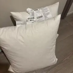 IKEA FJADRAR インナークッション、オフホワイト、50x50cm 二つ
