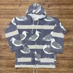 90's Michigan ragミシガンラグ カモメ フード ジャケット