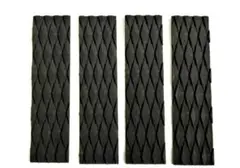デッキパッド　デッキパット　新品　フロント　　4枚　4ピース　ブラック　黒