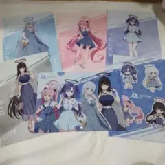 ローソン ブルーアーカイブ クリアファイル 6種 コンプリート 2025年8月