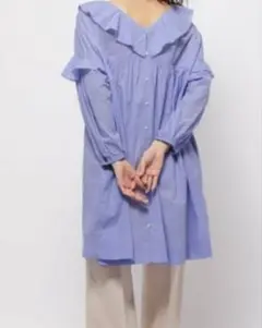 niko and...　プレミアムコットンローンラッフルチュニック　F