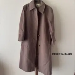【新品未使用】PIERRE BALMAIN ベージュ チェスターコート　茶色