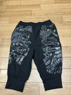 ドクロ　ハーフパンツ　140