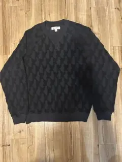 MASU Angel Pile Jacquard Sweatshirt ブラック