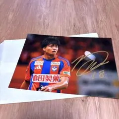 アルビレックス新潟 直筆サイン入りフォト 18.若月大和