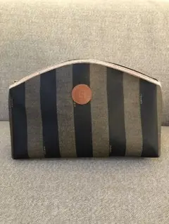 FENDI ストライプ柄 ポーチ