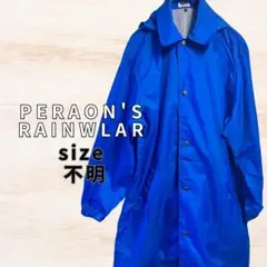 【訳あり】PERSON'S パーソンズ レインコート 青 梅雨 オシャレ 雨
