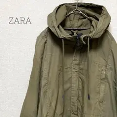 【ZARA】ザラ ミリタリージャケット カジュアル 大きめ