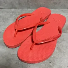 【アルマーニエクスチェンジ】（5-6）ビーチサンダル トングサンダル レッド