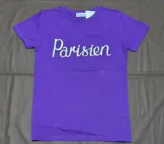 キツネティー パリジャンプリントロゴ Tシャツ XSサイズ PARISIEN