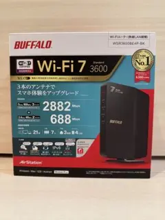 BUFFALO WSR3600BE4P-BK デュアルバンドWi-Fiルーター