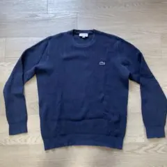 LACOSTE ネイビー ニットセーター M