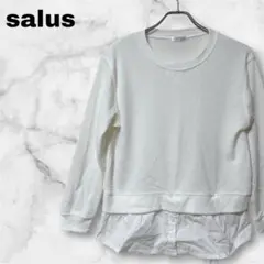 『salus』 サルース (F) / レディース シャツレイヤードプルオーバー